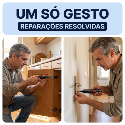 Mini Chave de Fenda Elétrica Portátil