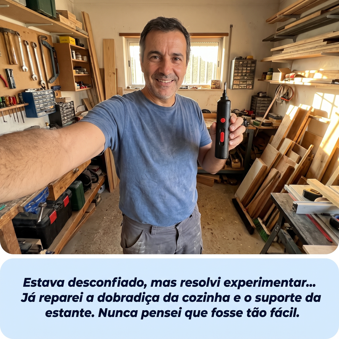 Mini Chave de Fenda Elétrica Portátil